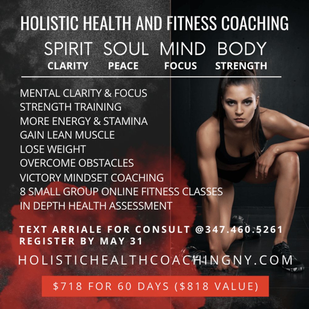 Join our 60 day online Holistic Fitness Coaching Program now!